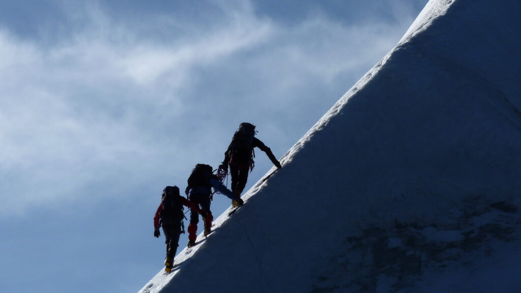 climbers on edge