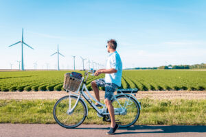 windmills and bicycle