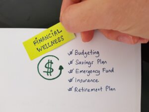 financial wellness plan